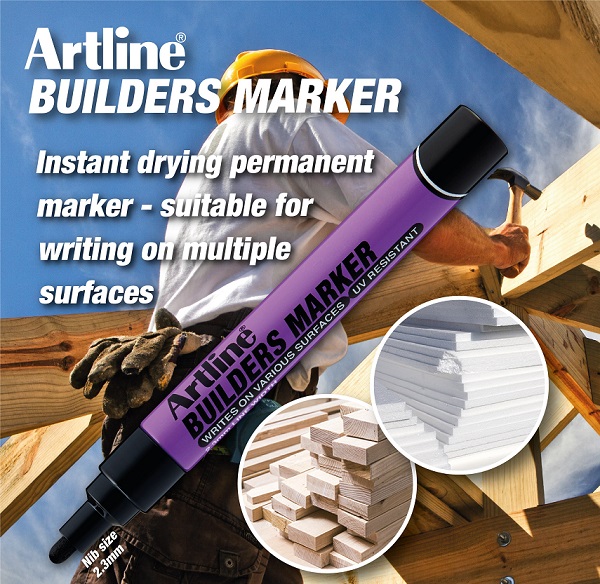 Artline builders marker